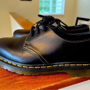 Dr. Martens black Oxford style shoes. NWT.